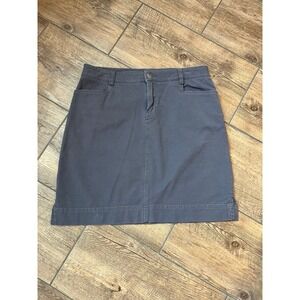 Duluth Trading‎ Navy Blue Skirt Women's Size 10